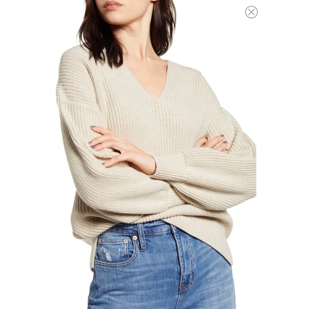 Madewell || Thornton Balloon Sleeve Sweater
